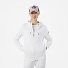 Rossignol Women's full-zip hooded logo fleece sweatshirt White