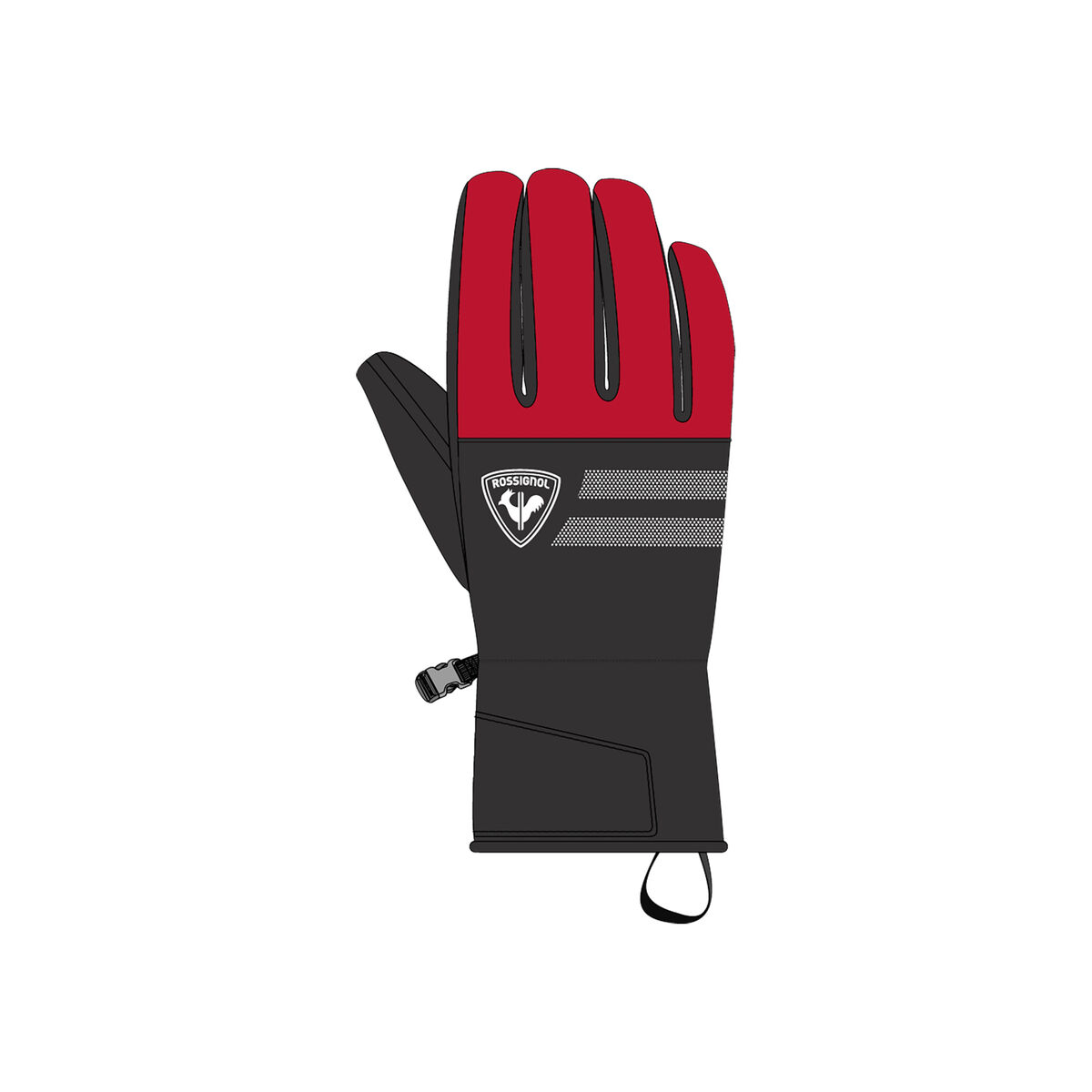 Rossignol Men's Perf Ski Gloves Red