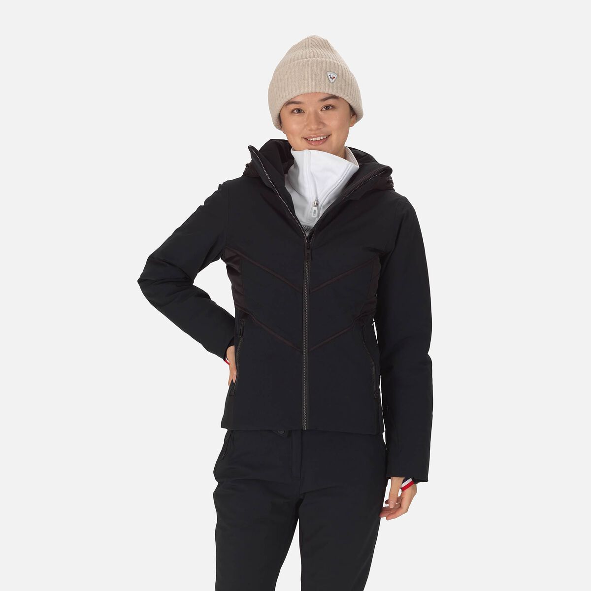 Rossignol Veste de ski React Merino Femme Black