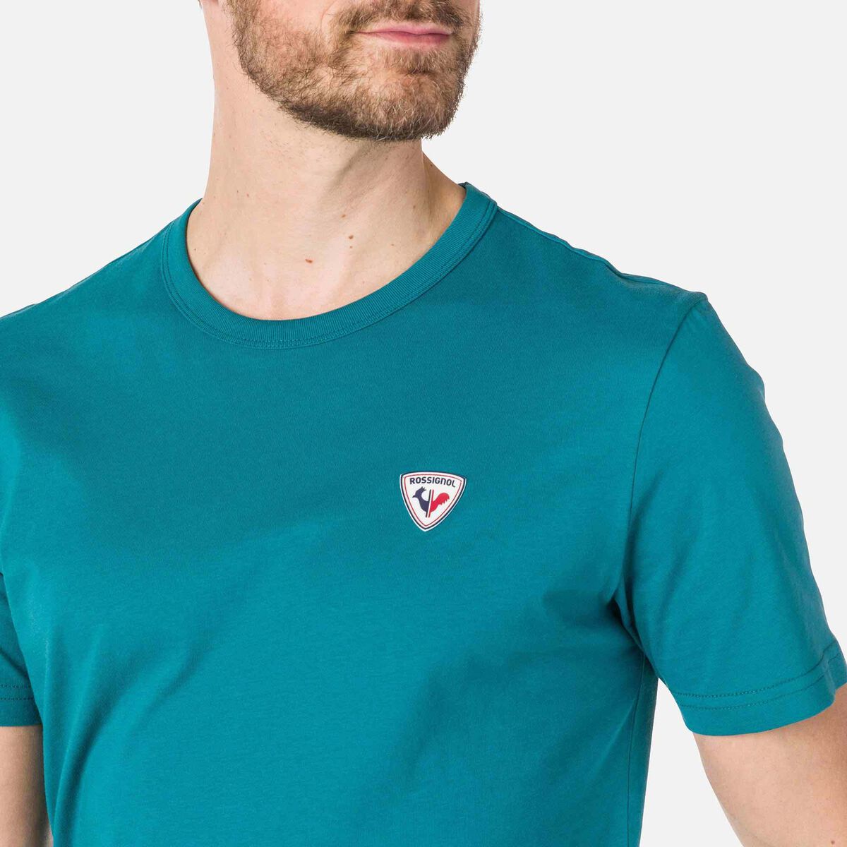 Rossignol Einfarbiges Logo Herren-T-Shirt blue
