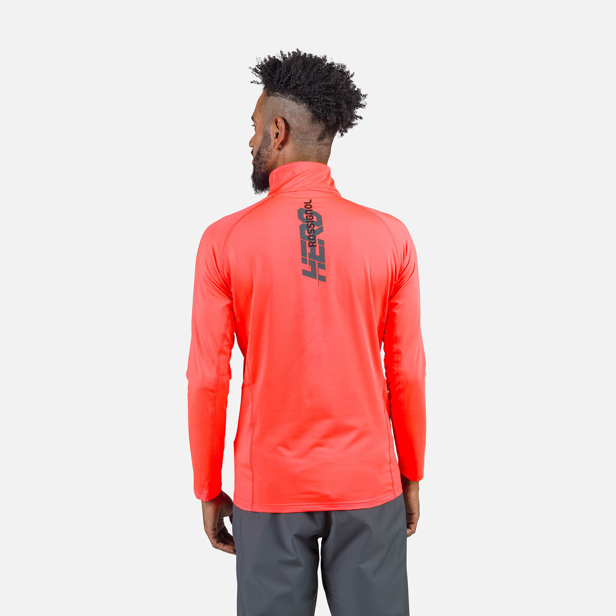 Rossignol Camiseta interior hombre con media cremallera Hero Classique Red