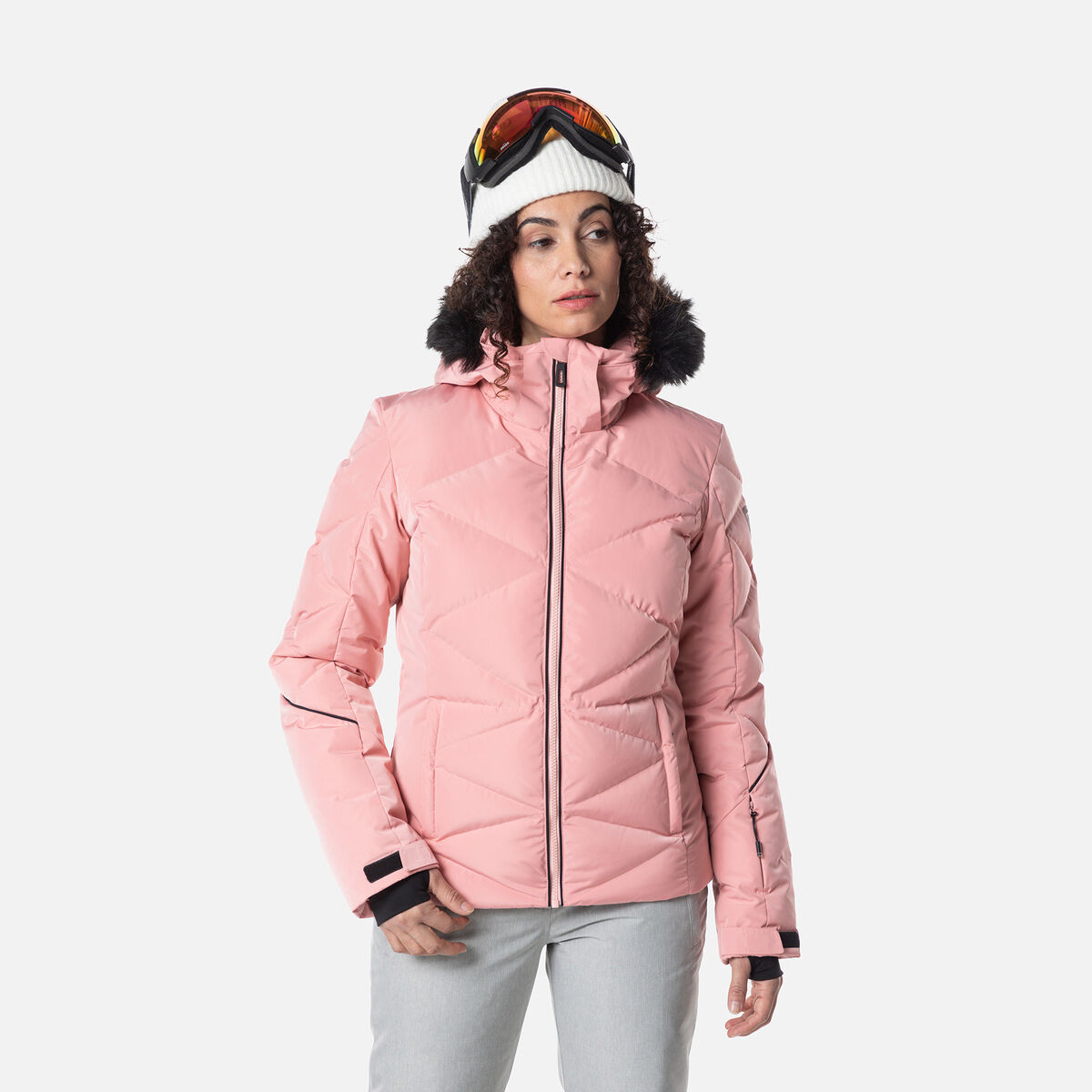 Rossignol Women's Staci Pearly Ski Jacket Pink/Purple