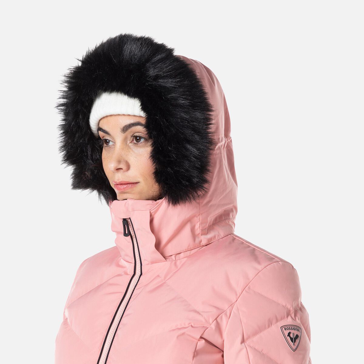 Rossignol Women's Staci Pearly Ski Jacket pinkpurple