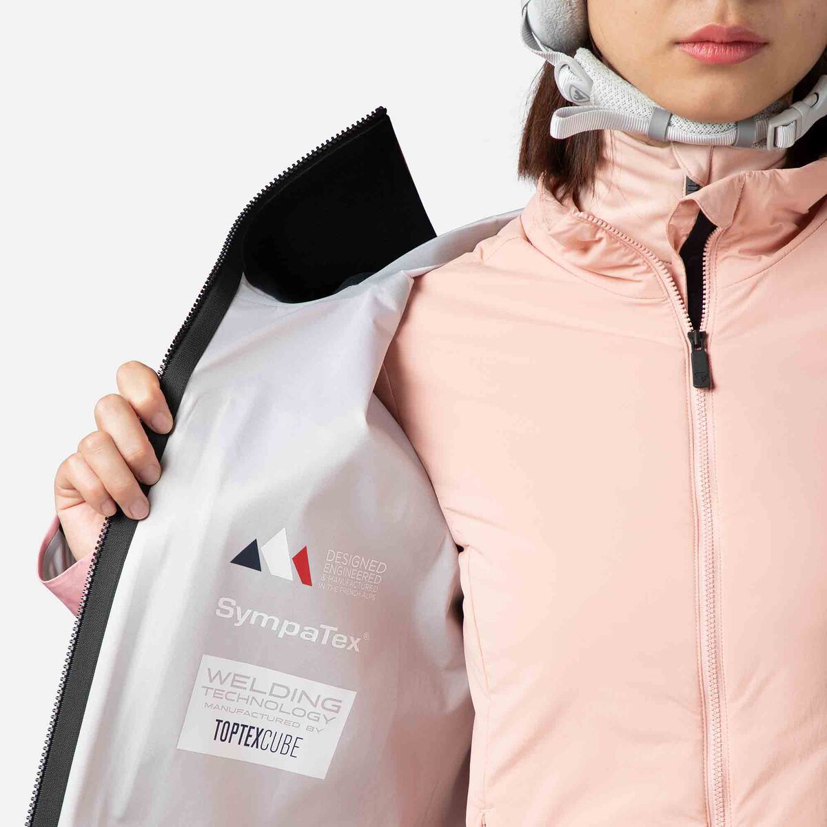 Rossignol Chaqueta de esquí Atelier S para mujer pinkpurple
