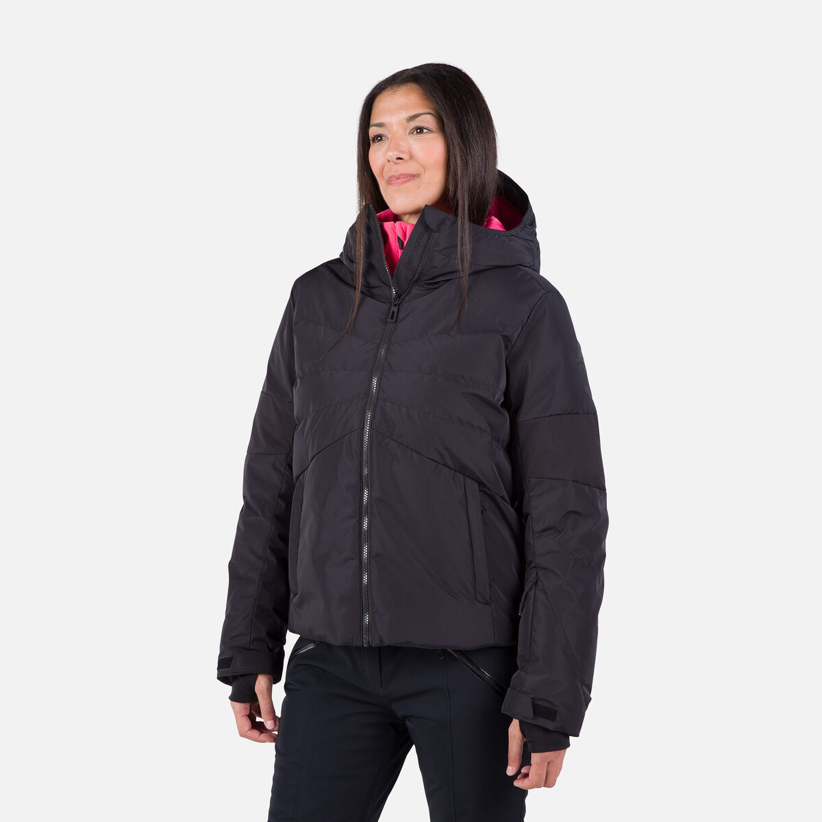 Rossignol Women's Wispile Puffy Ski Jacket Black