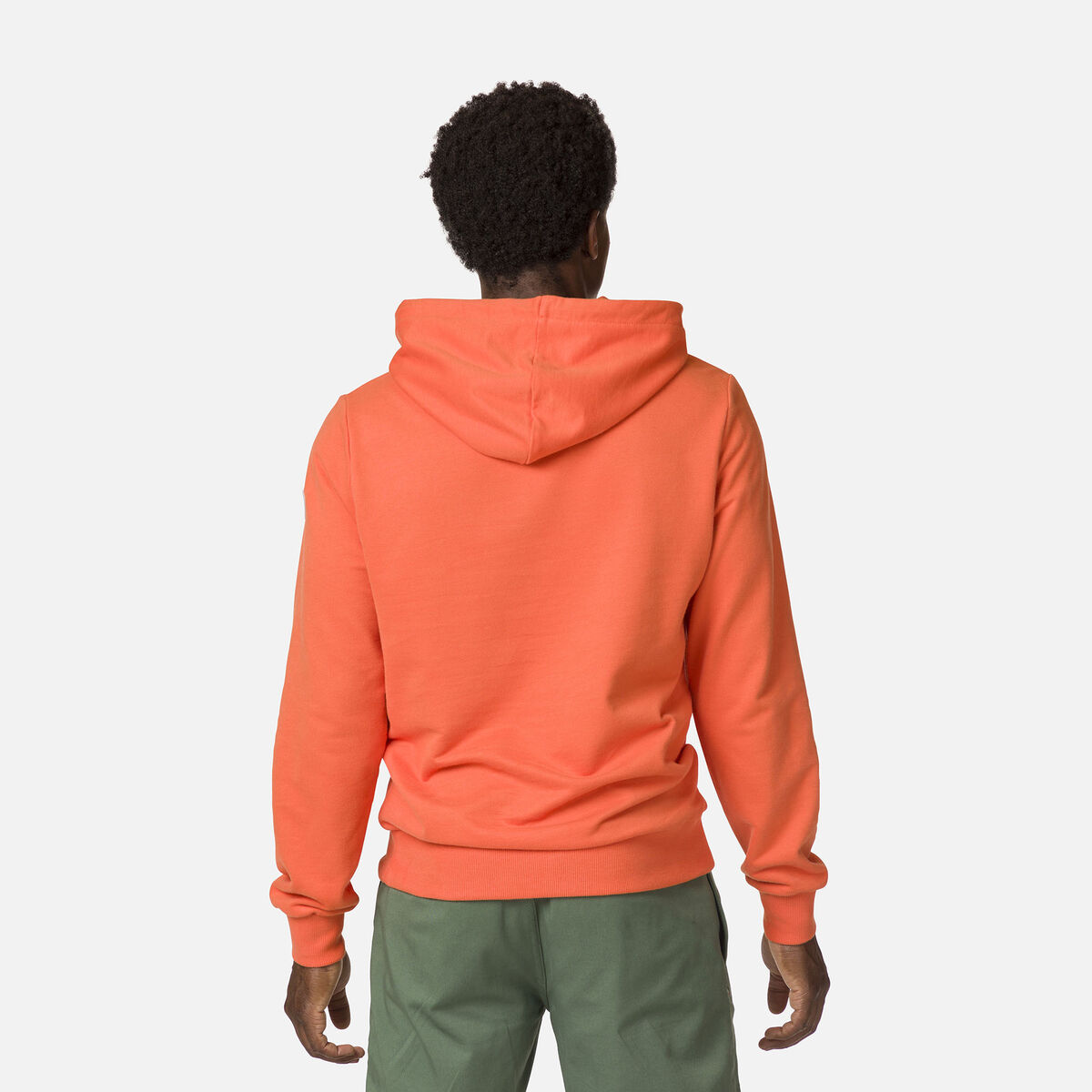 Rossignol Sweat en coton à capuche Logo Homme Orange