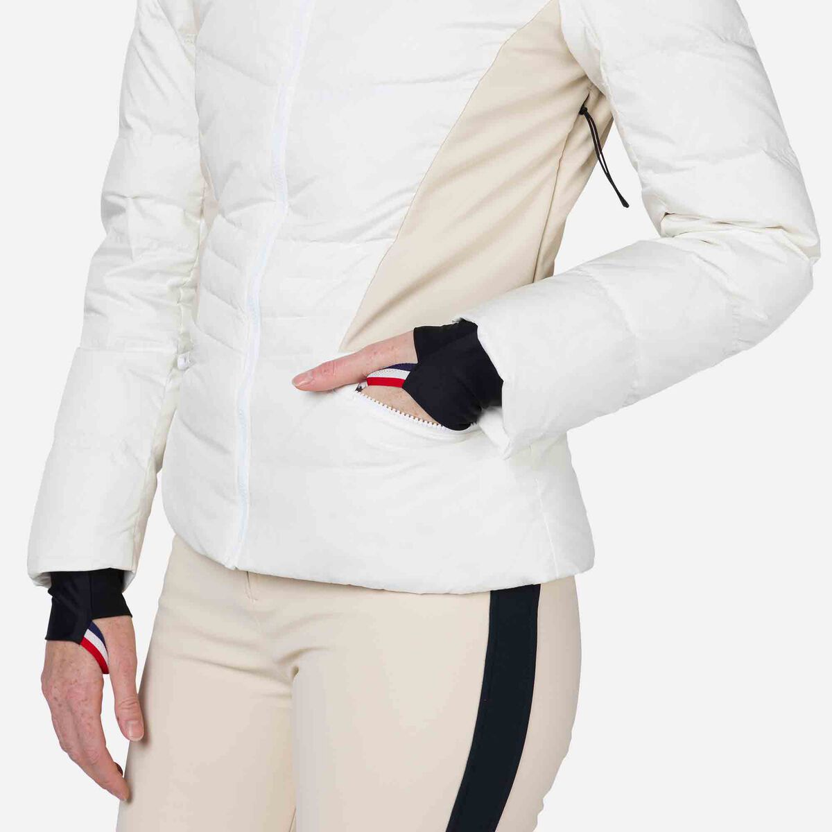 Rossignol Women's Ruby Merino Down Ski Jacket white