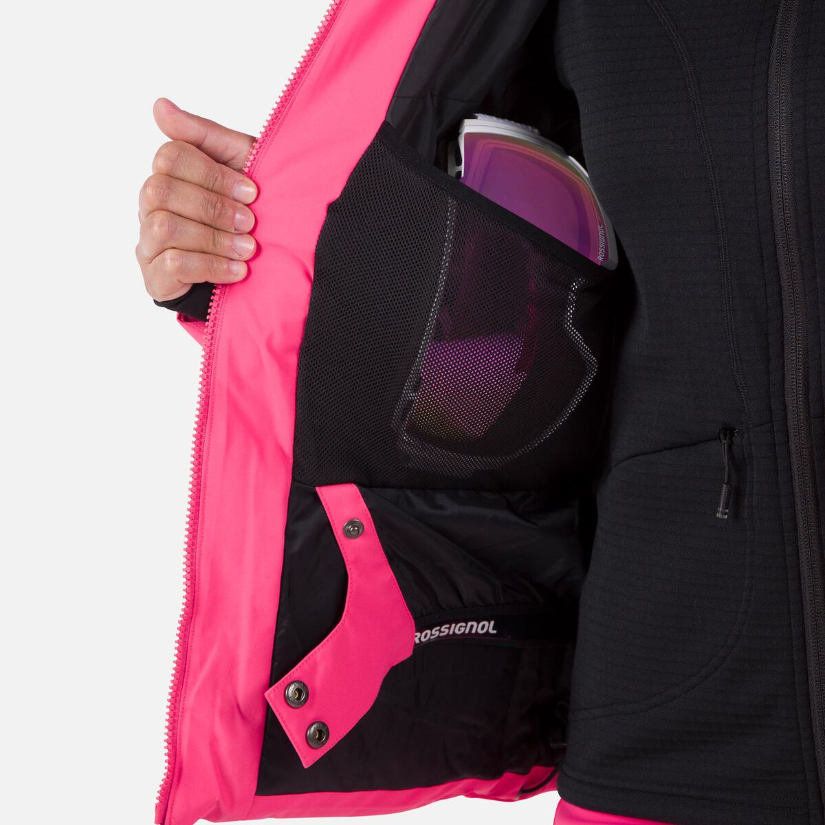 Rossignol Chaqueta de esquí Staci para mujer pinkpurple