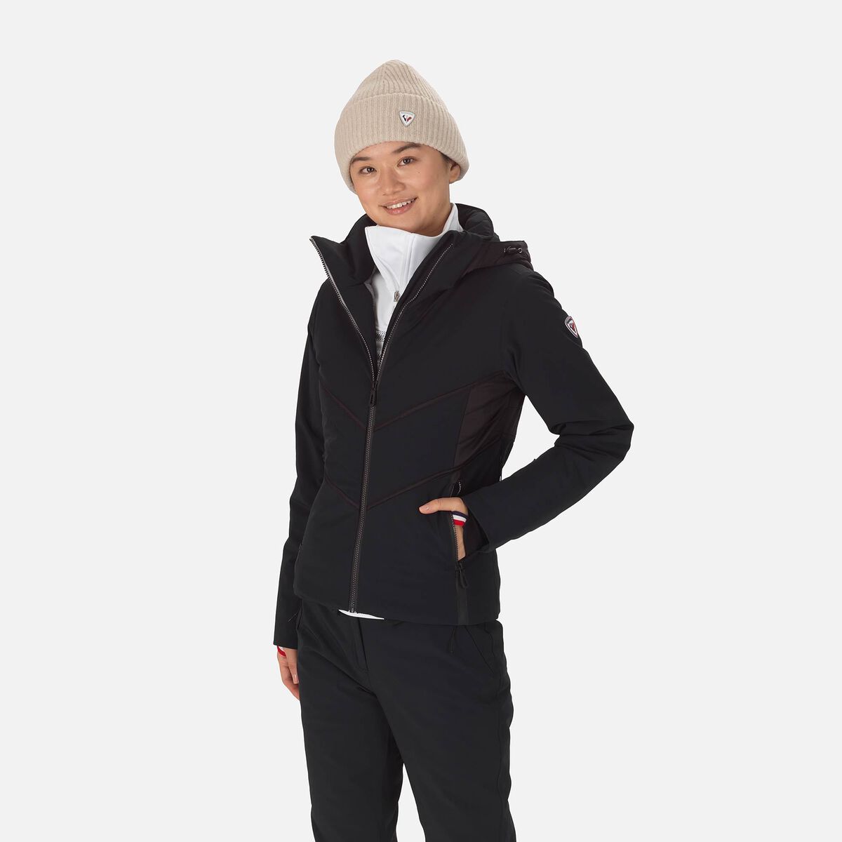 Rossignol Veste de ski React Merino Femme Black