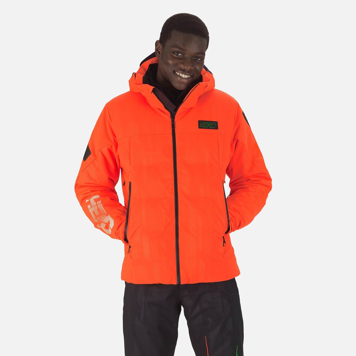Rossignol Men's Hero Depart Ski Jacket, Jackets Men, Neon Red