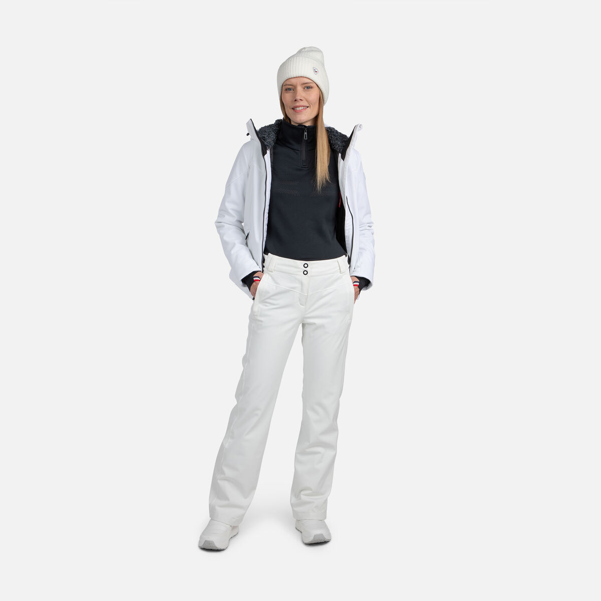 Rossignol Pantalones de esquí Resort R para mujer White