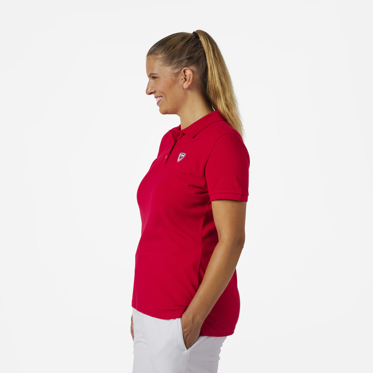 Rossignol Logo Polohemd für Damen Red
