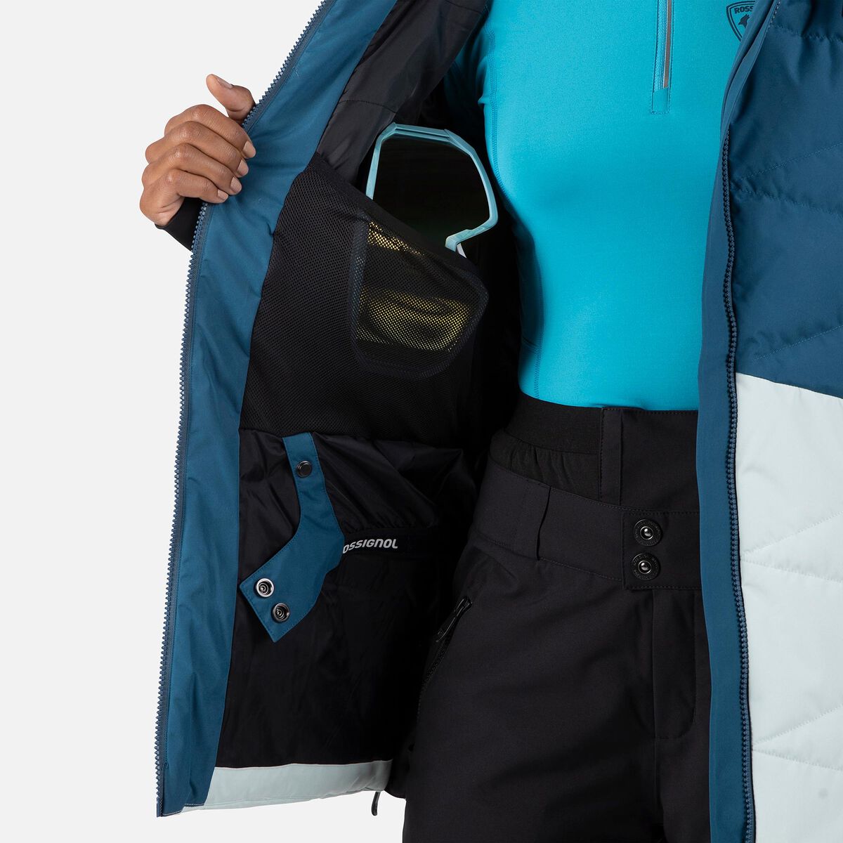 Rossignol Parka de ski femme Corbet's blue