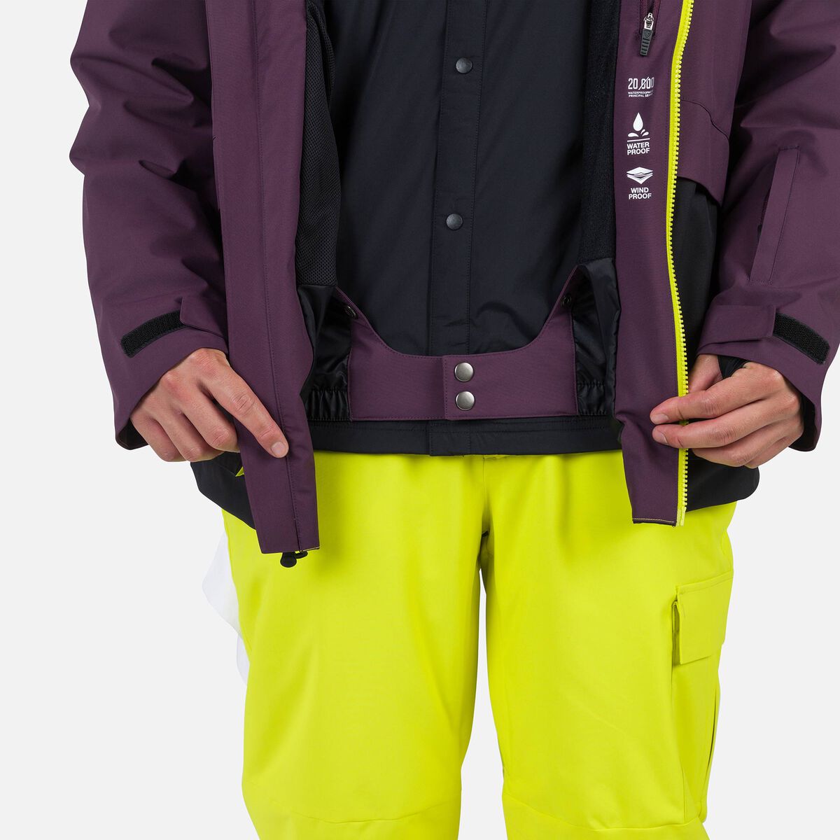 Rossignol Veste de ski homme Corbet's 2L pinkpurple