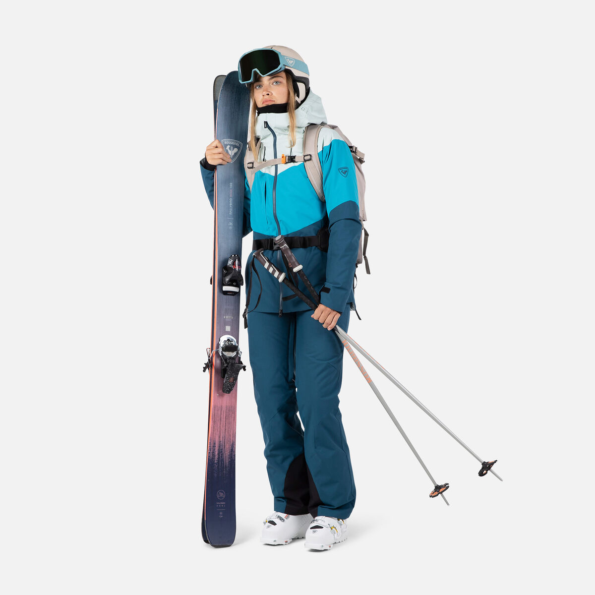 Rossignol Damenskijacke Corbet's 2L Blue