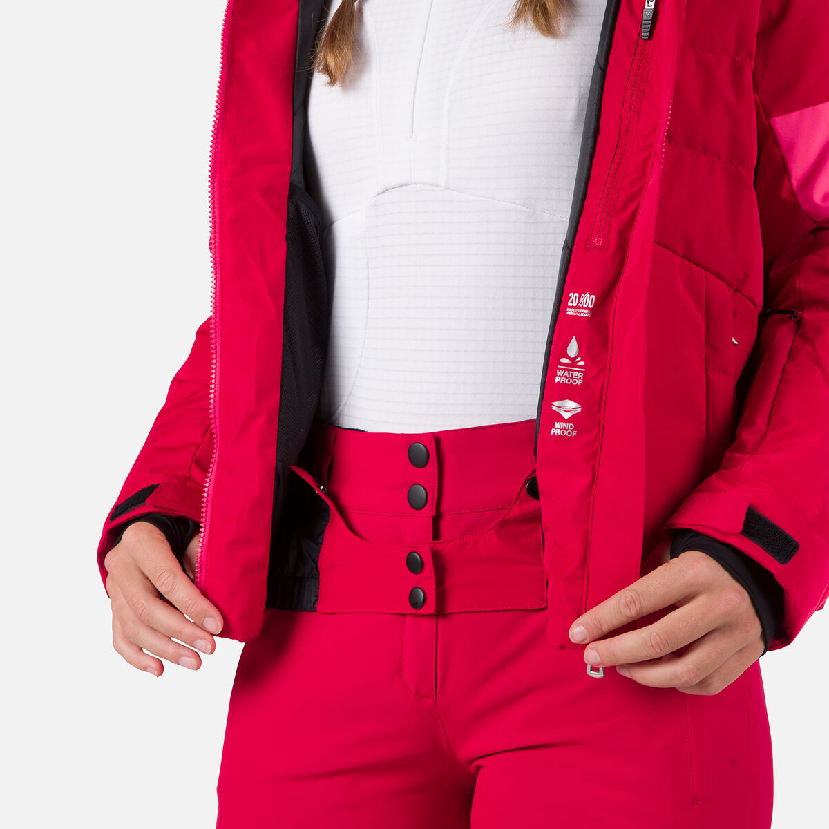 Rossignol Doudoune de ski femme Wispile red