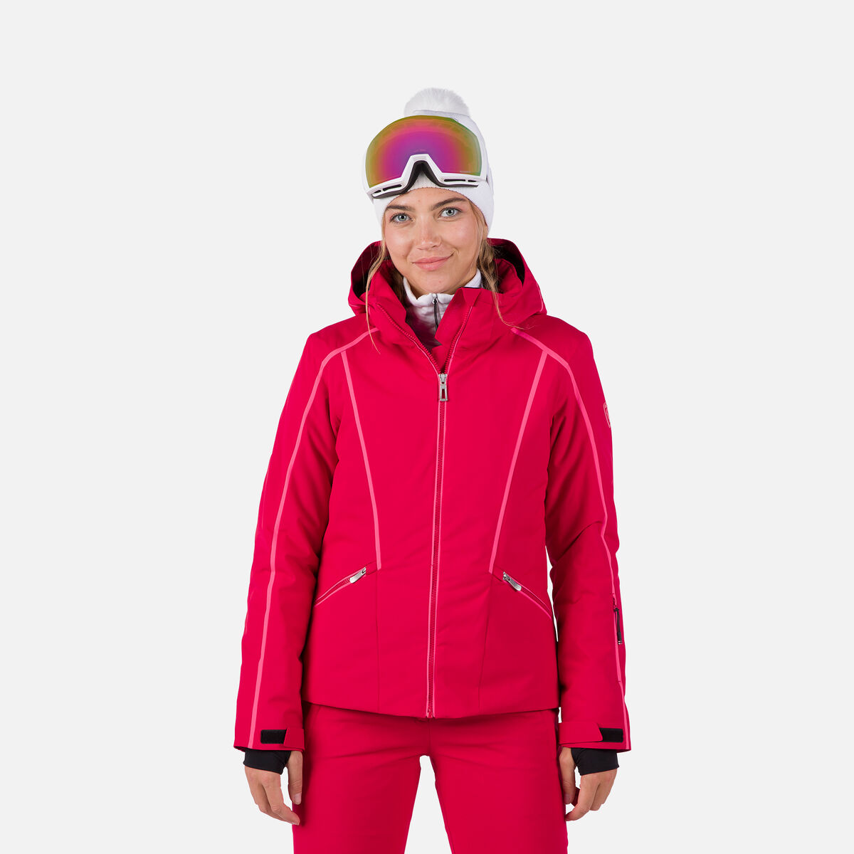 Rossignol Veste de ski Flat femme Red