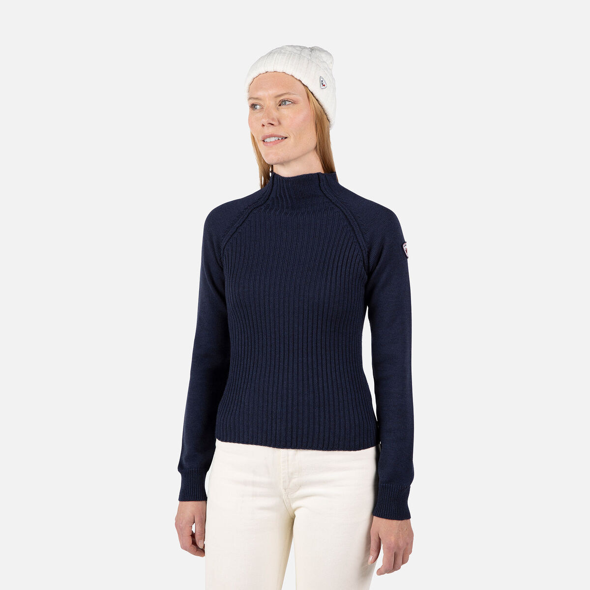 Rossignol Damenpullover mit Rundhalsausschnitt Diretta Blue