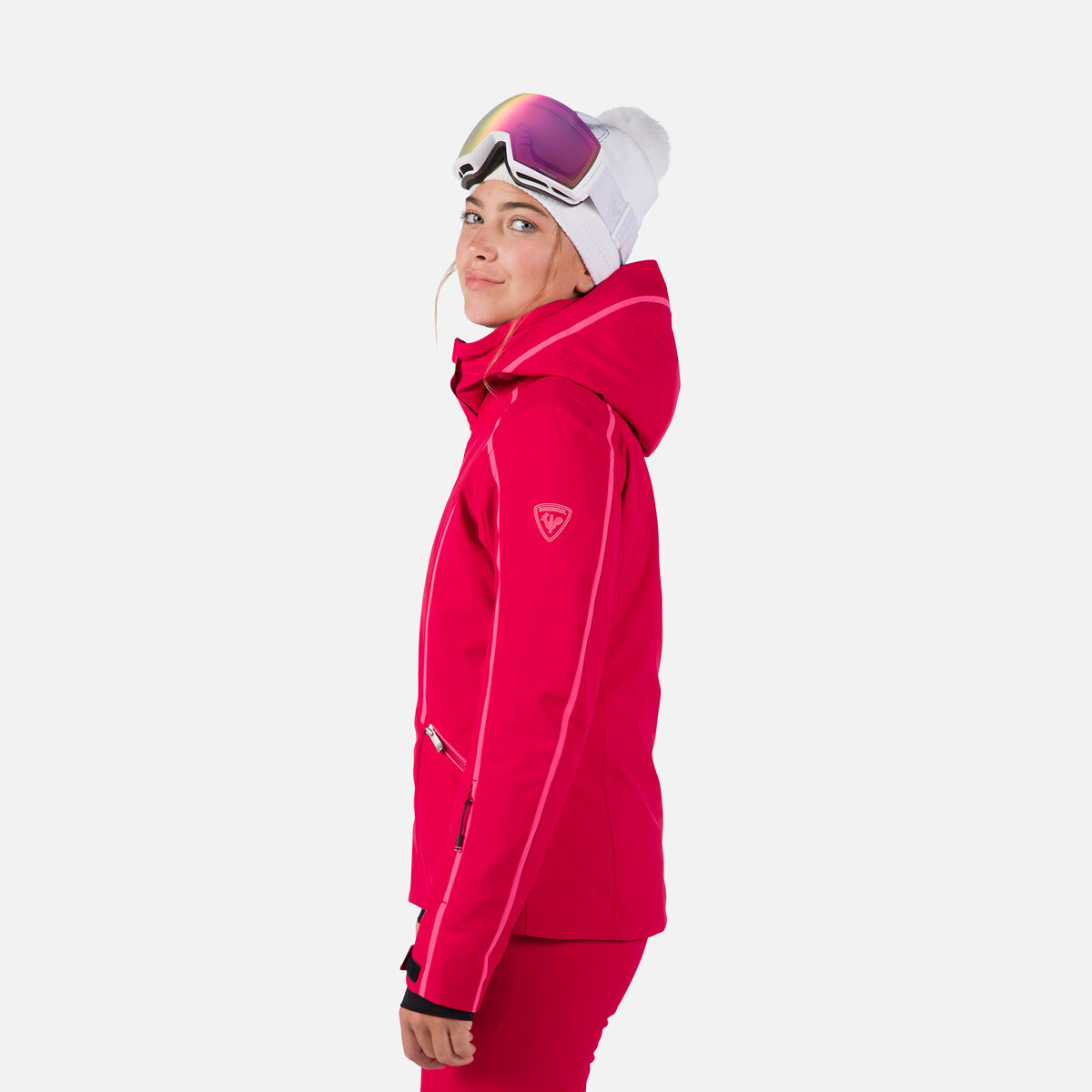 Rossignol Veste de ski Flat femme Red