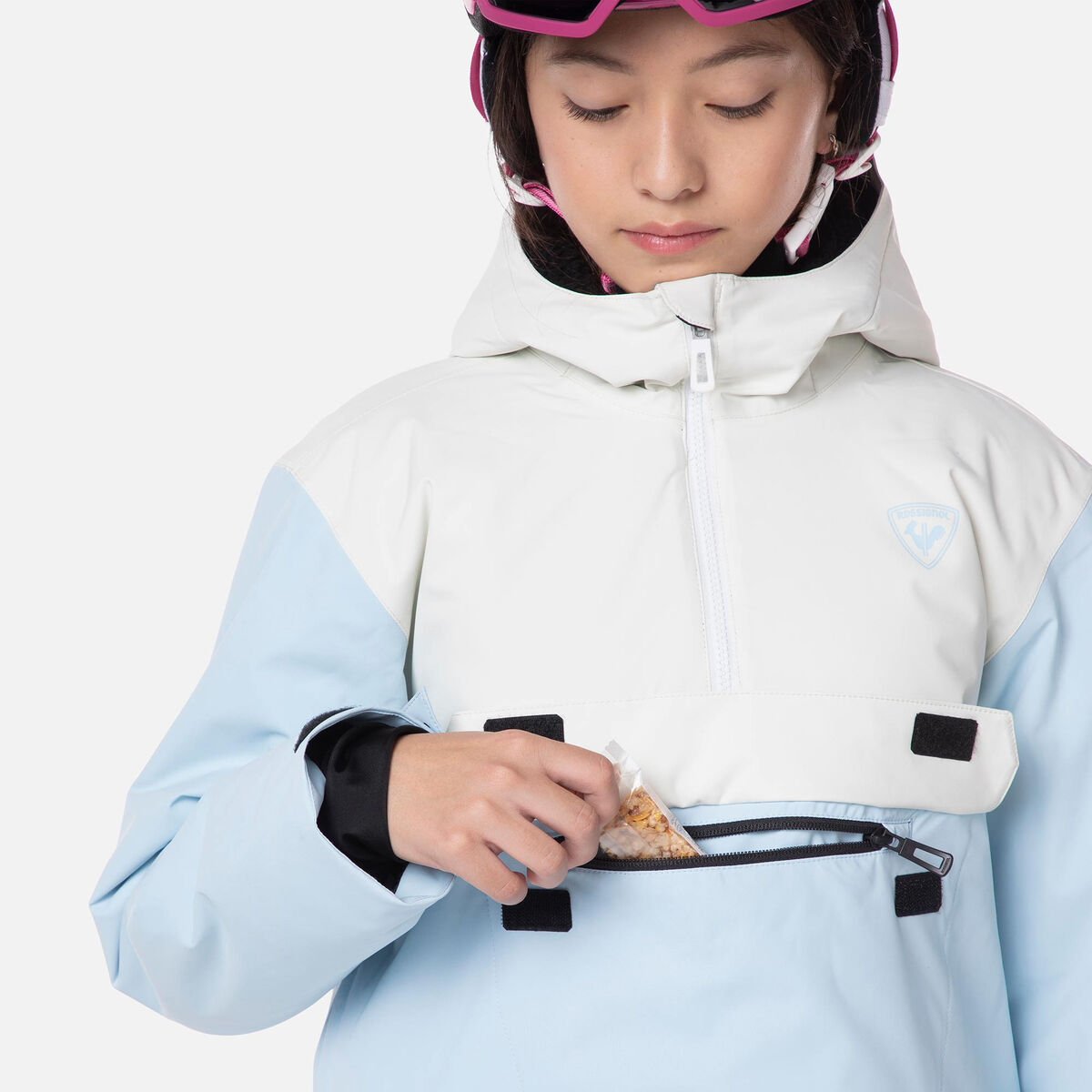 Rossignol Veste anorak de ski Bicolor enfant blue