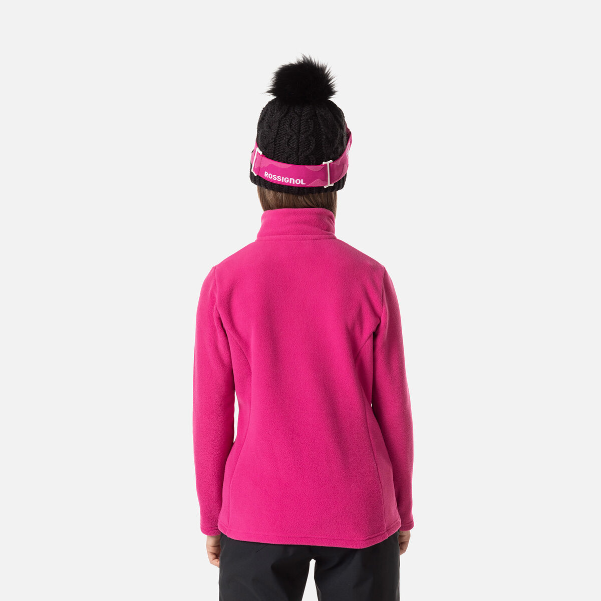 Rossignol Girls' Half-Zip Fleece Pink/Purple