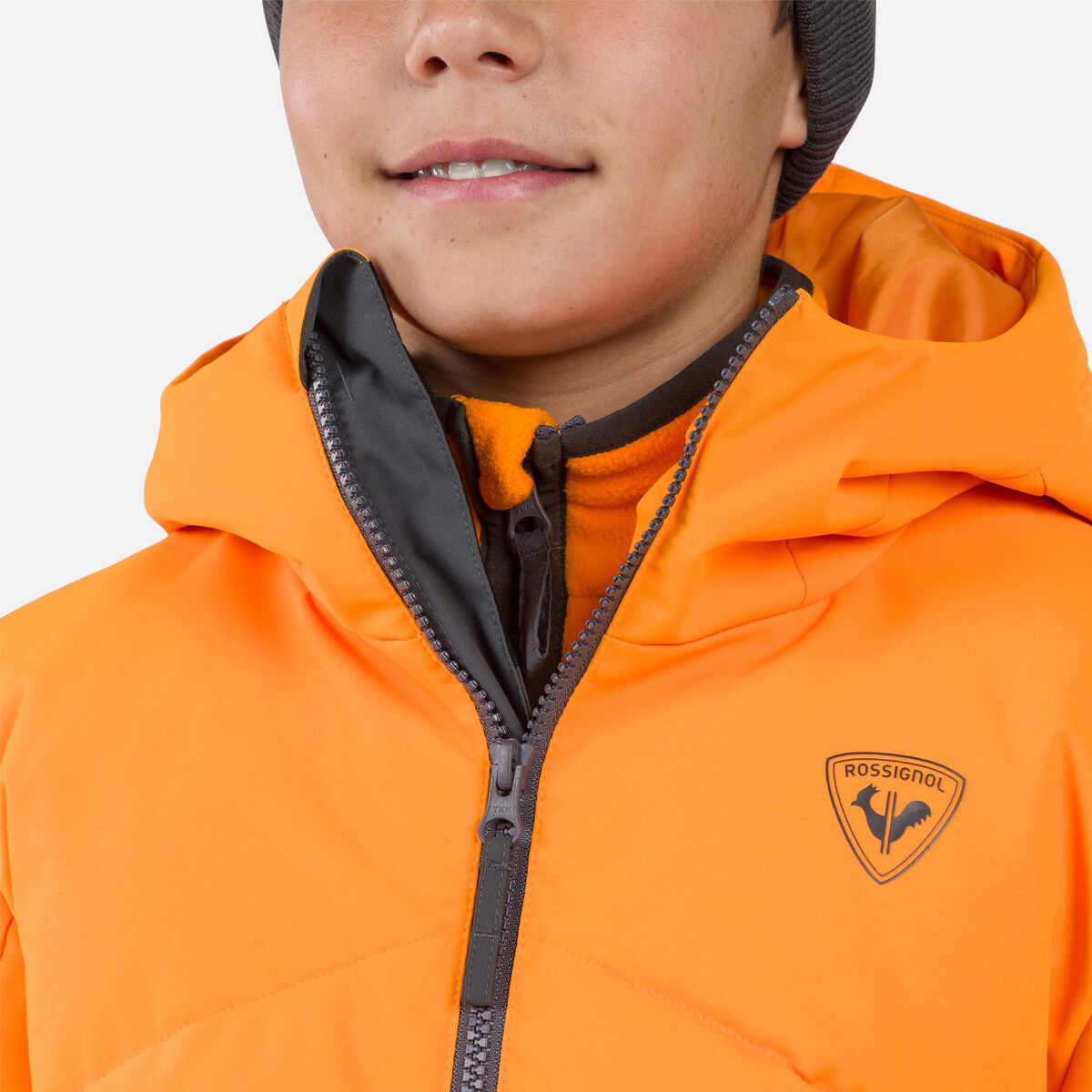 Rossignol Veste de ski garçon Siz orange