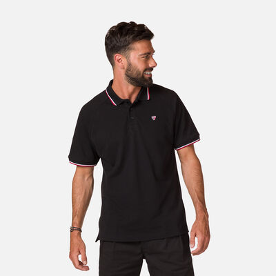Rossignol Men's raglan polo shirt black