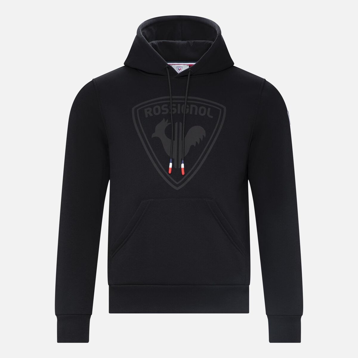 Rossignol Men's hooded logo fleece sweatshirt black