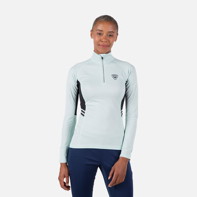 Rossignol Women's Poursuite Half-Zip Baselayer Top blue