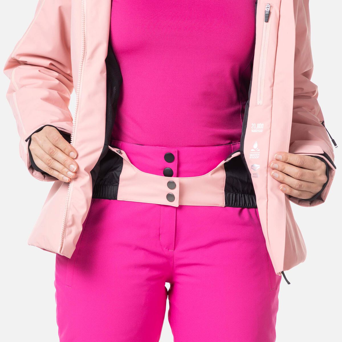 Rossignol Chaqueta de esquí Flat para mujer pinkpurple