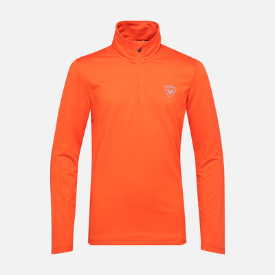 Rossignol Boys' Half-Zip Stretch Fleece Top orange