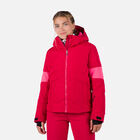 Rossignol Women's Wispile Puffy Ski Jacket Ruby Red