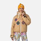 Rossignol Women's JCC Lumy Down Bomber Ski Jacket Beige Mountain