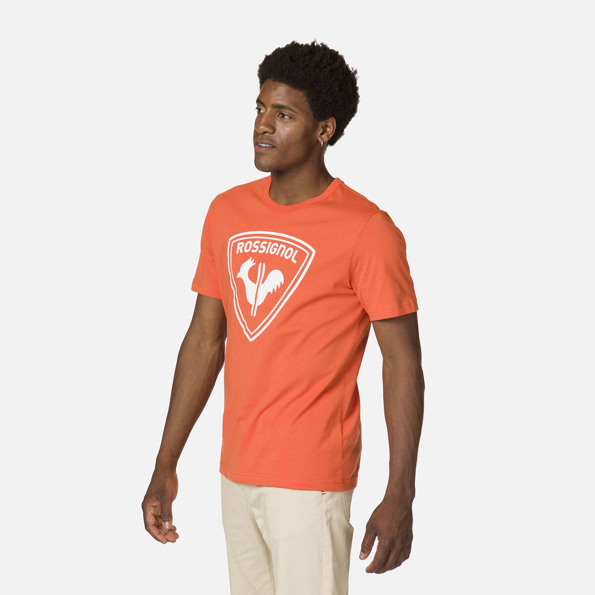 Rossignol Logo Rossignol Herren-T-Shirt Orange