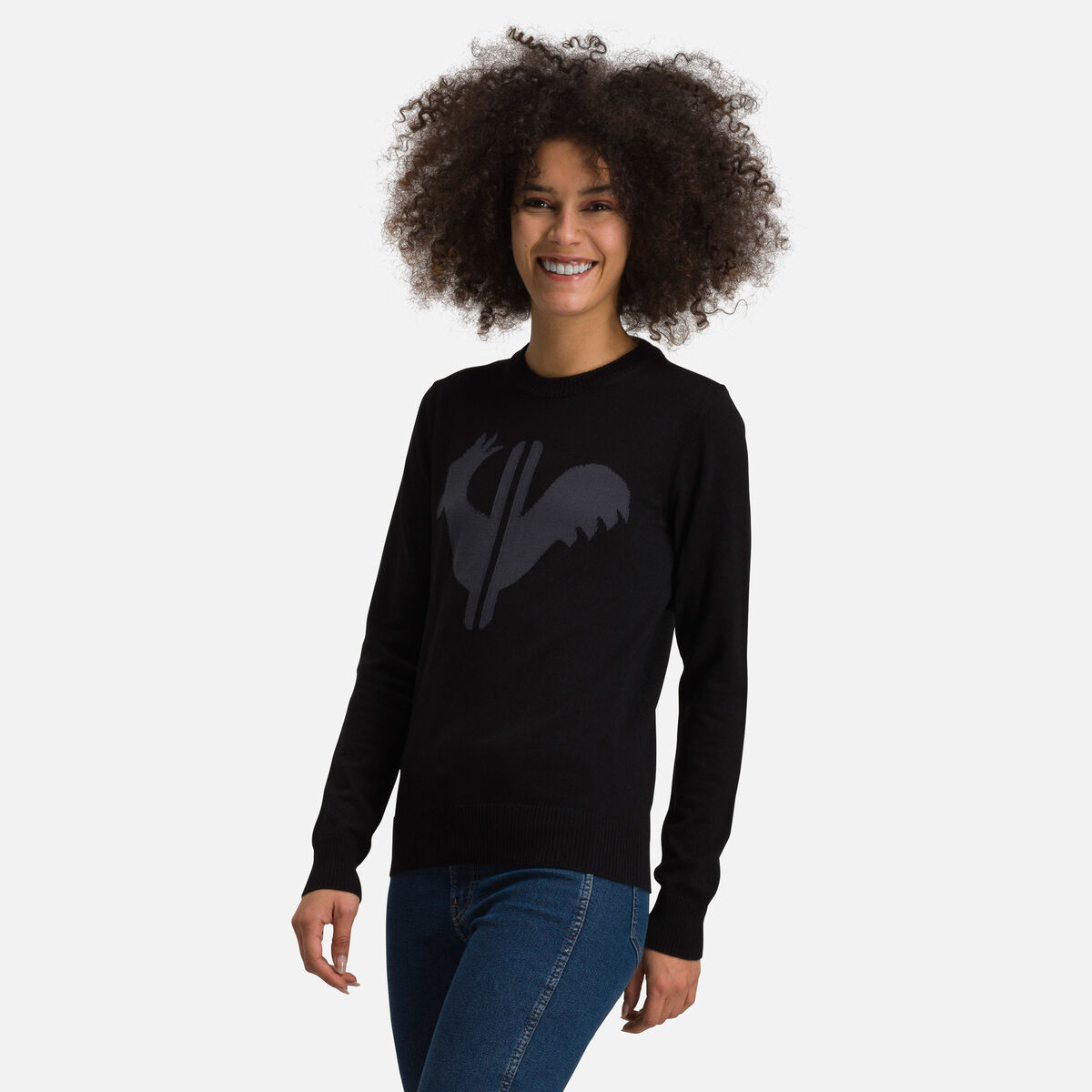 Rossignol Women's Alya Crew Neck Sweater black
