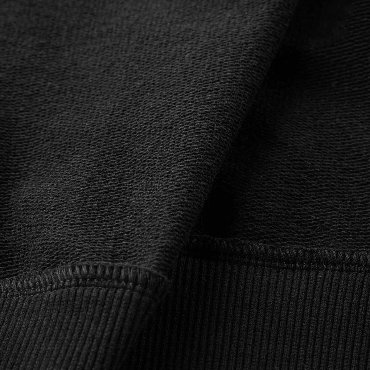Rossignol Herrensweatshirt aus Baumwolle mit Logo und Rundhalsausschnitt black