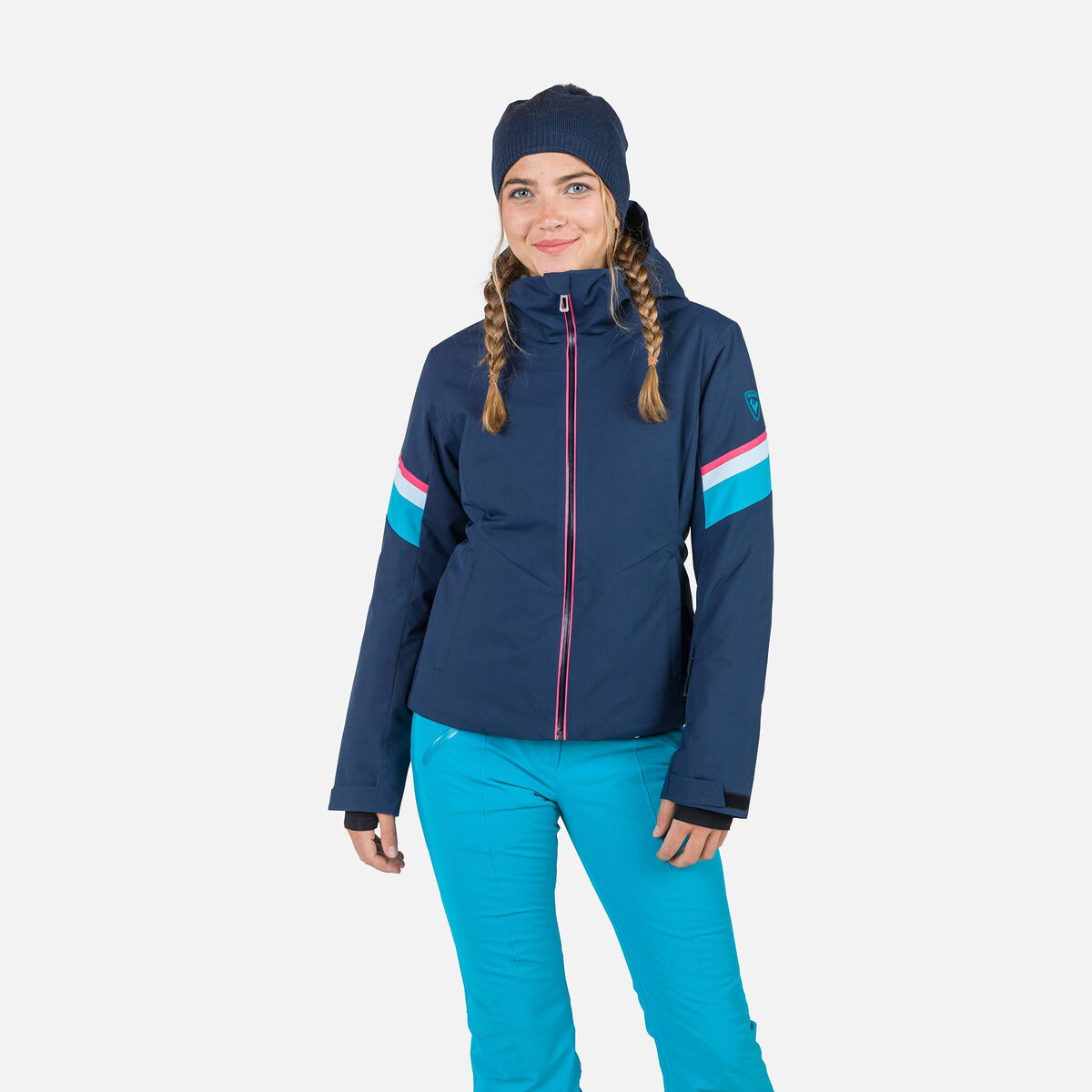 Rossignol Damenskijacke Strawpile Blue