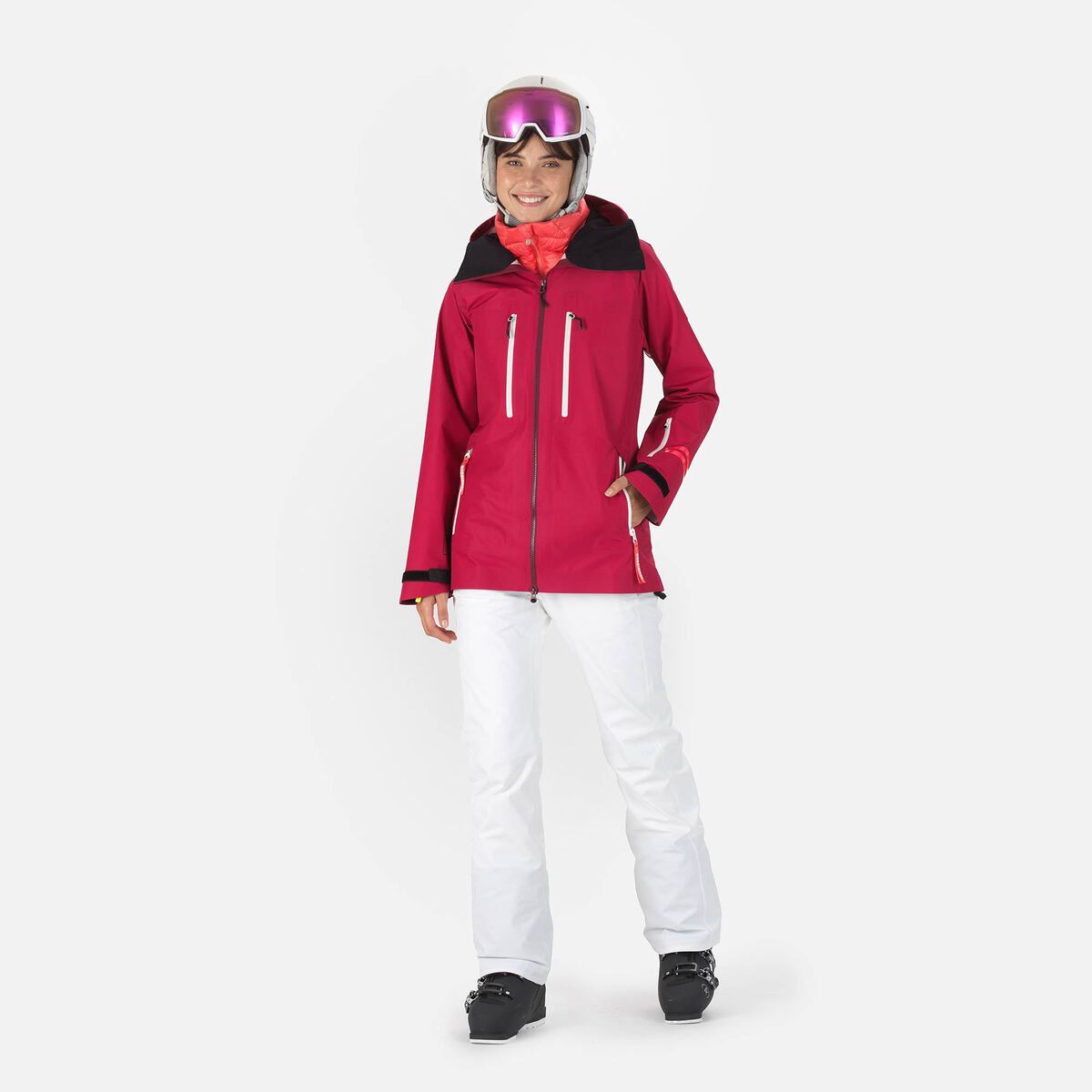 Rossignol Chaqueta de esquí Atelier S para mujer Pink/Purple