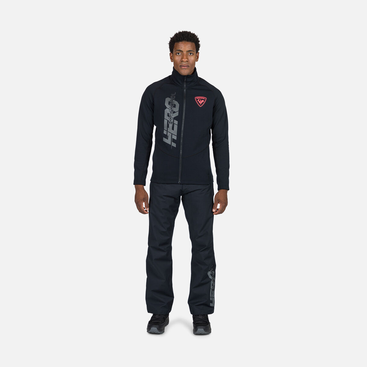 Rossignol Men's Hero Classique Clim Full-Zip Top Black