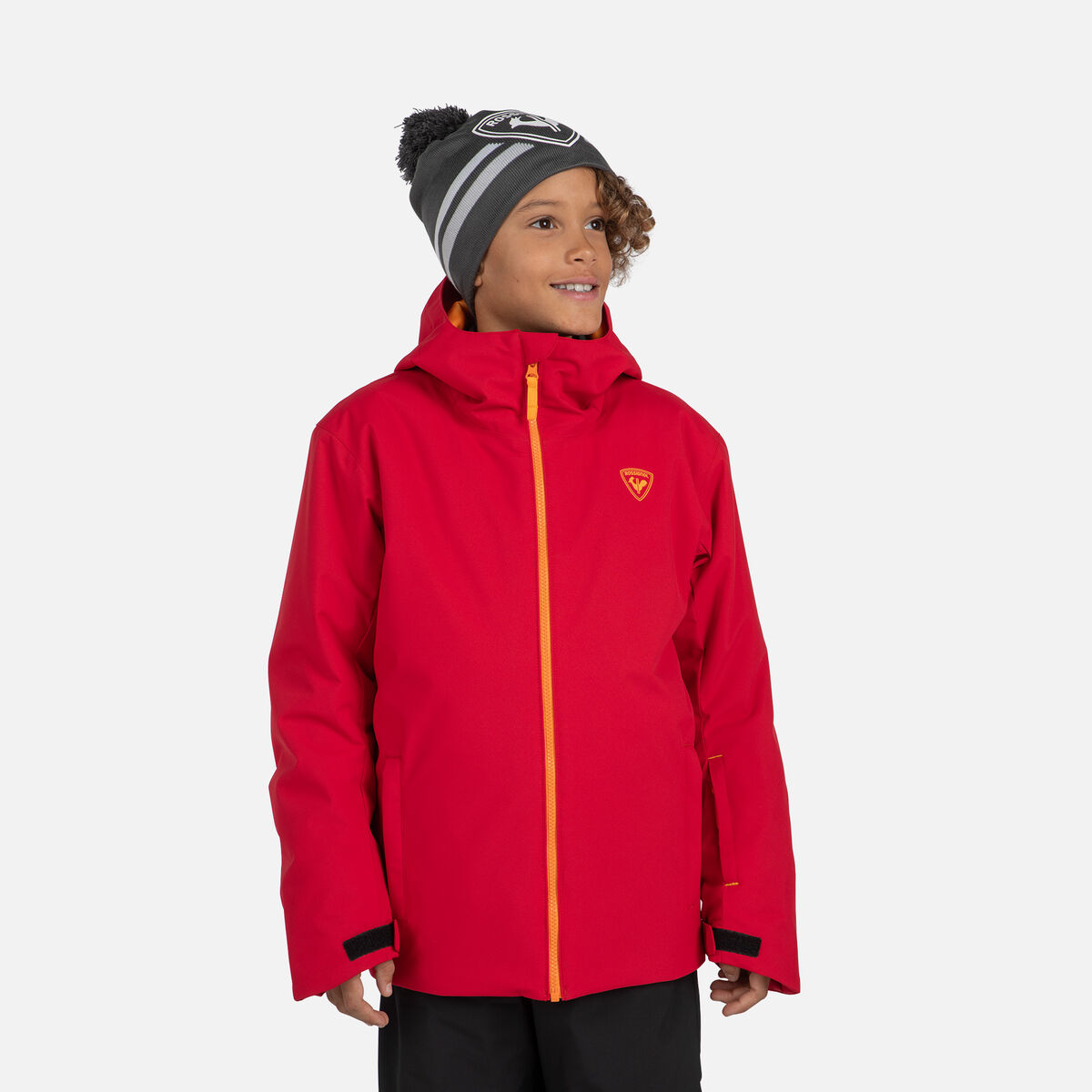 Rossignol Veste de ski enfant Strawpile Red