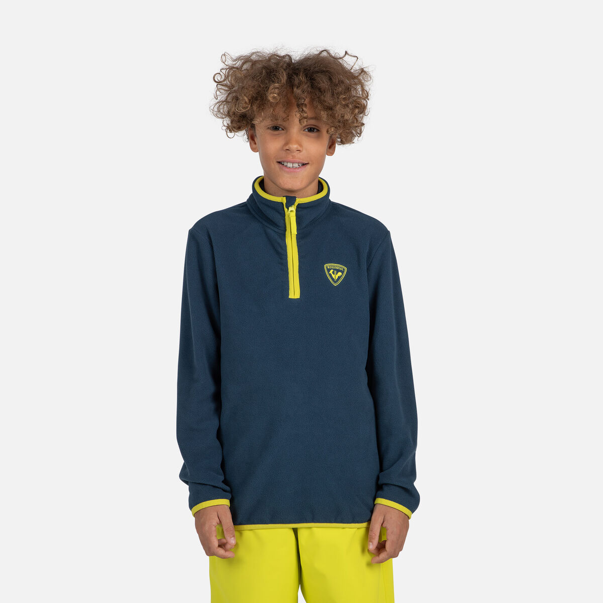 Rossignol Juniors' Strawpile Half-Zip Fleece Blue