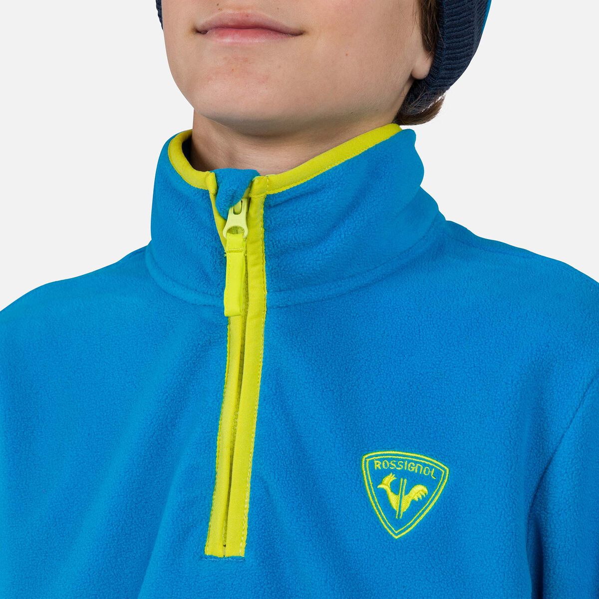 Rossignol Juniors' Strawpile Half-Zip Fleece blue