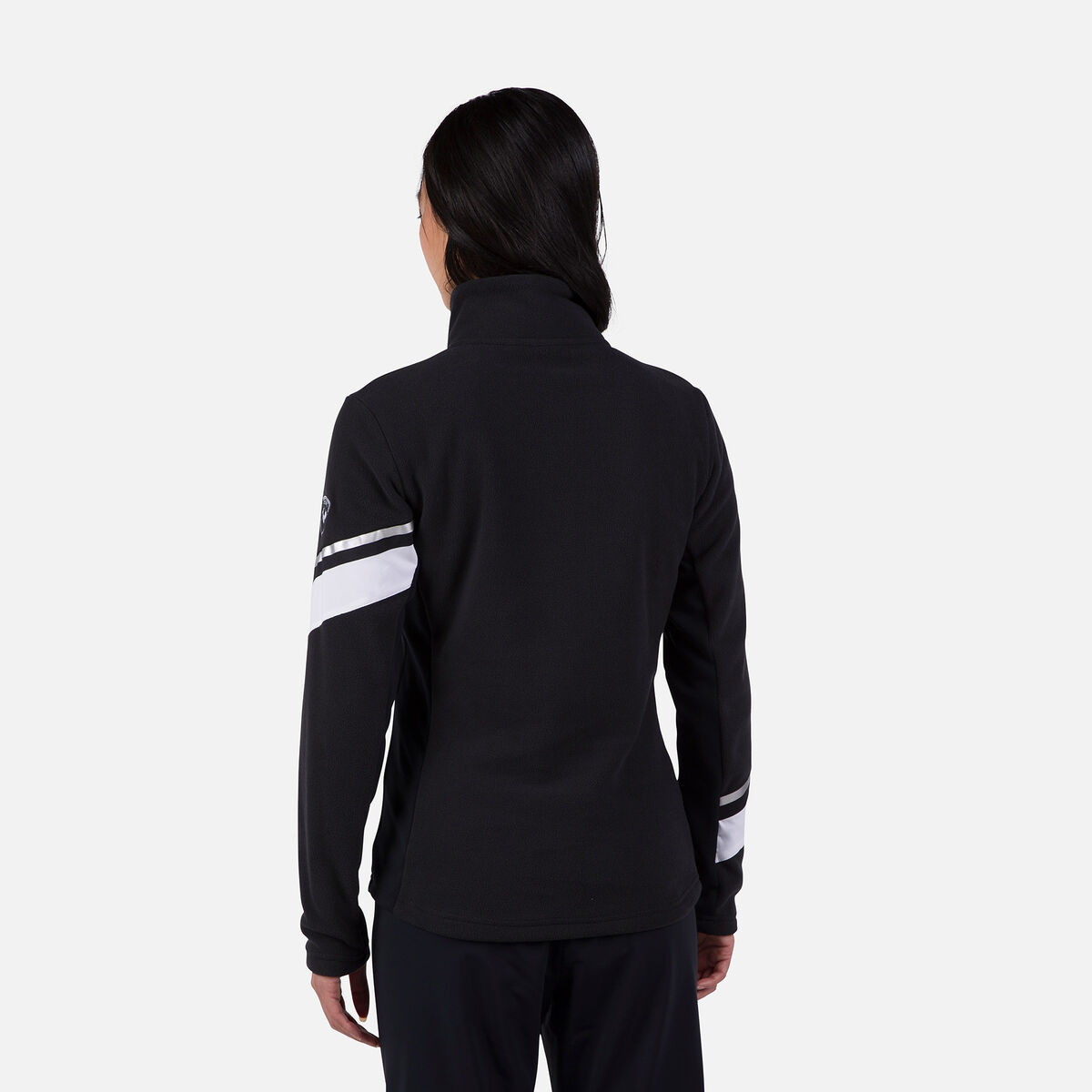 Rossignol Haut en polaire à demi-zip femme Strawpile Black