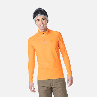 Rossignol Camiseta interior con media cremallera Classique para hombre orange