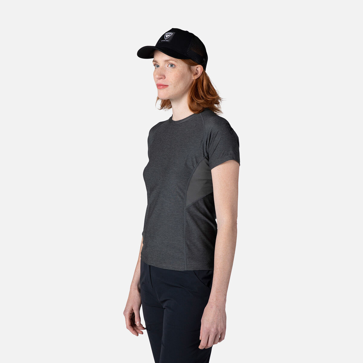 Rossignol Camiseta de senderismo con efecto Melange para mujer Grey