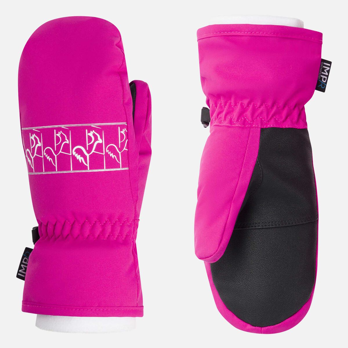 Rossignol Girls' Jane IMP'R Ski Mittens Pink/Purple