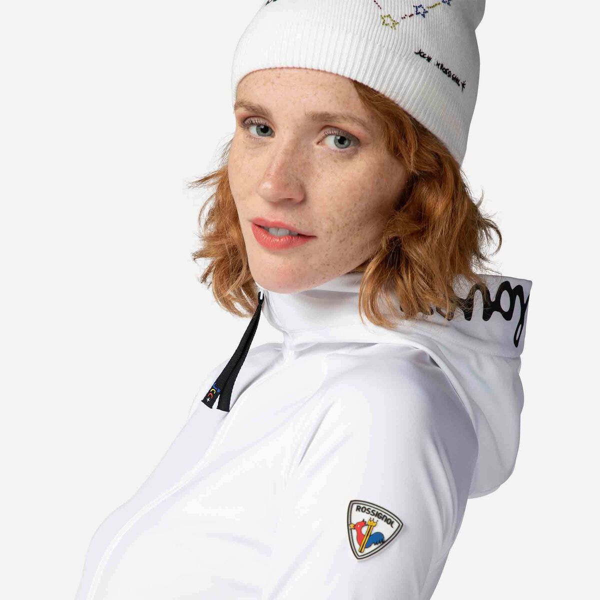 Rossignol Women's JCC Climi Hooded Jacket white