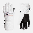 Rossignol Juniors' ROC waterproof ski gloves White