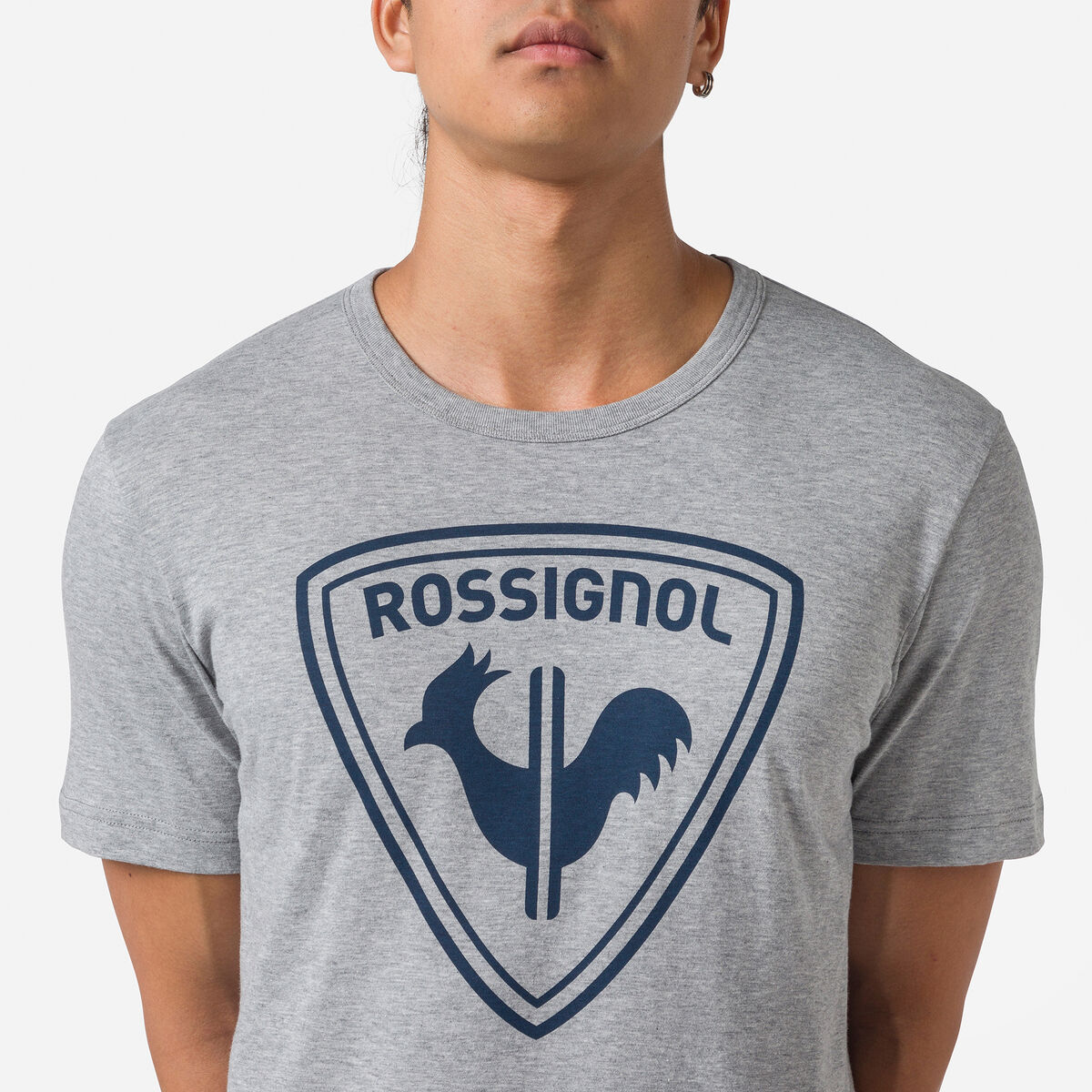 Rossignol Camiseta logo para hombre grey
