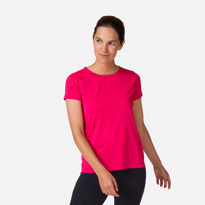 Rossignol T-shirt Tech Femme pinkpurple